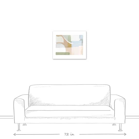 Pastel Modern Abstract 24" x 20" Canvas Wall Art